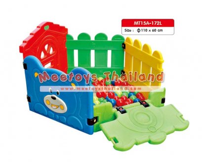 บ่อบอลผนังรูปหมี